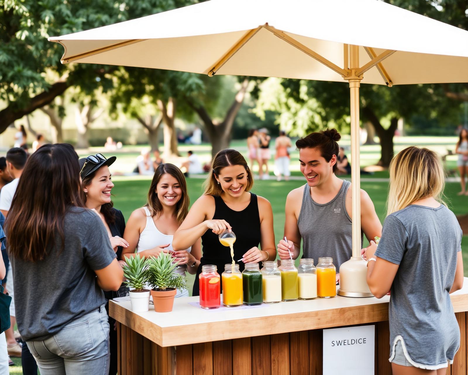 Community wellness pop-up