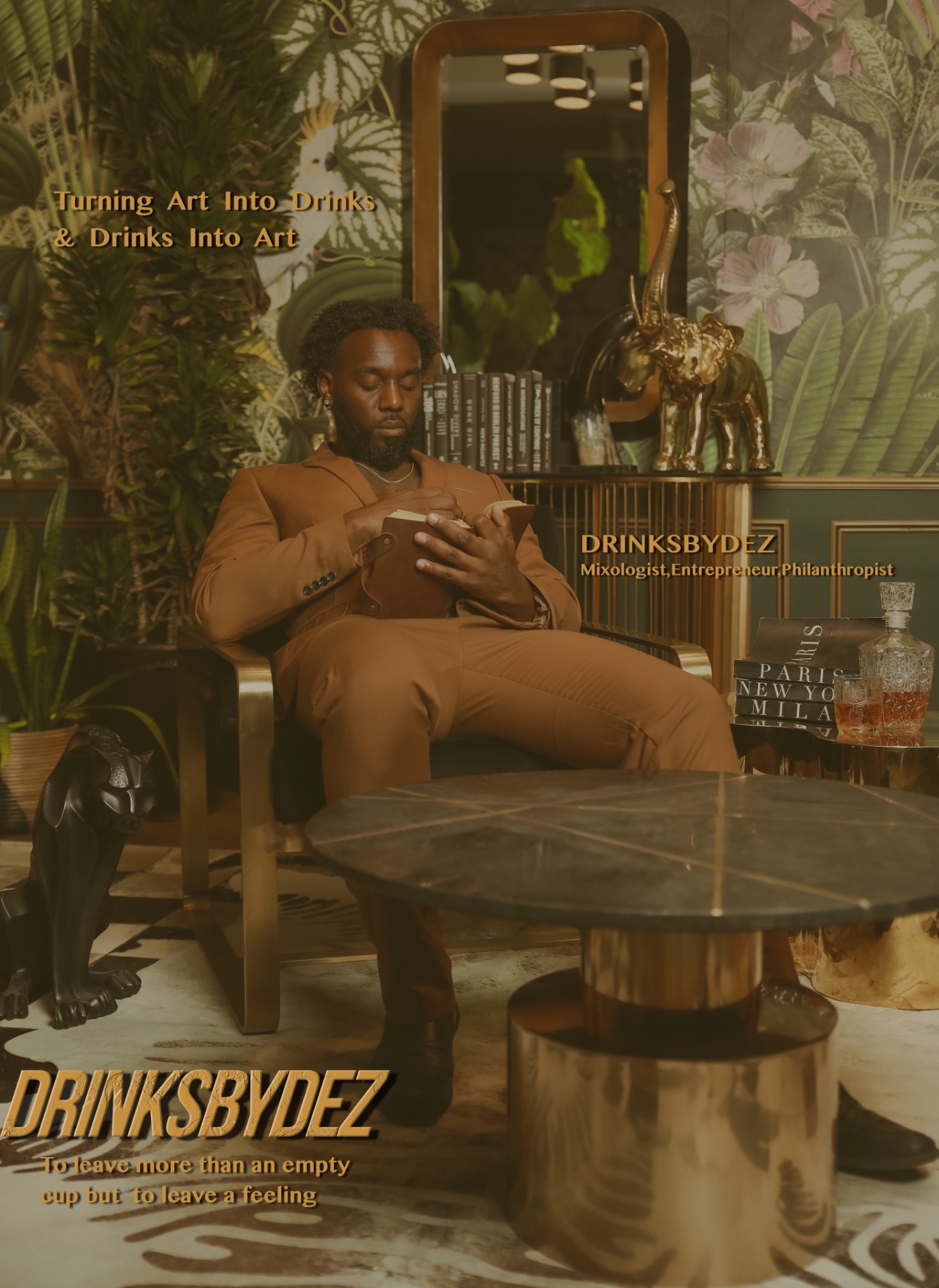 Dez, founder of Drinksbydez